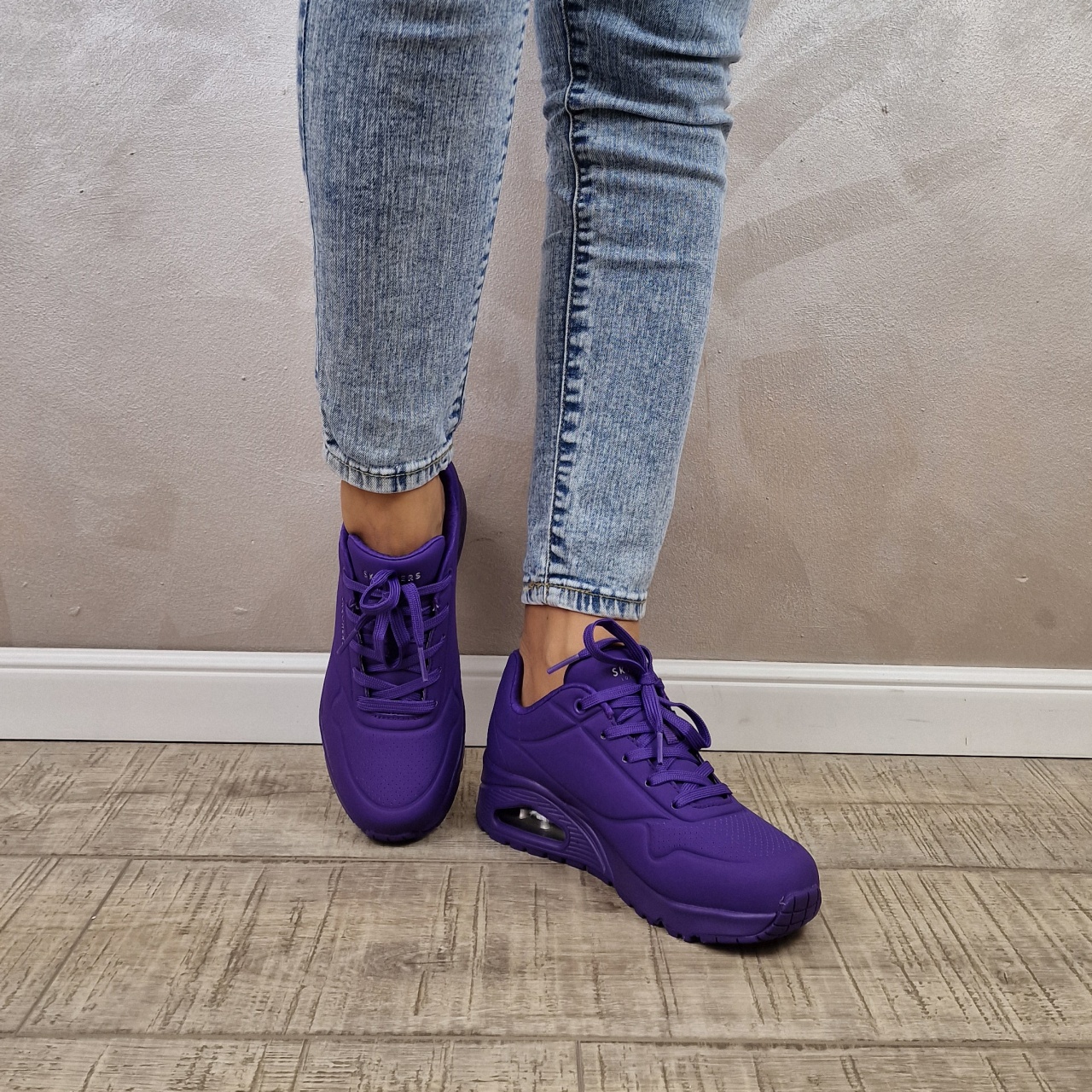 MANOS.RO Pantofi dama sport Skechers® Uno 73667 PUR MANOS.RO Pantofi dama sport Skechers® Uno 73667 PUR