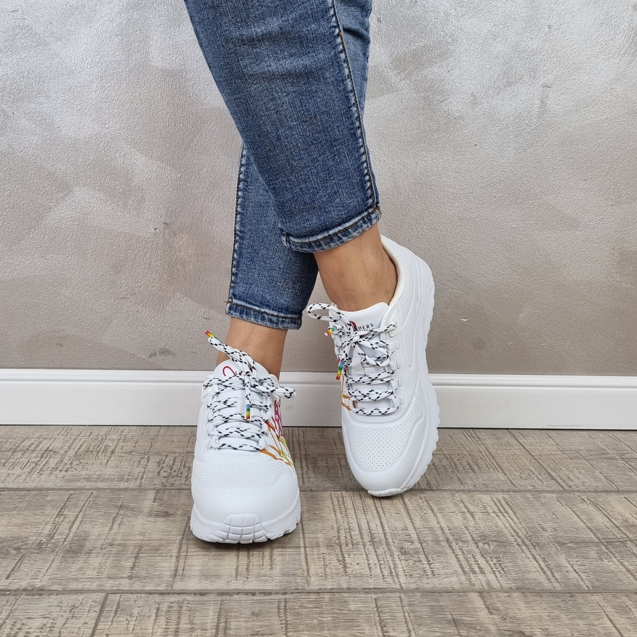 Pantofi dama sport Skechers® Uno Lite - Easy Zip 314061L WMLT