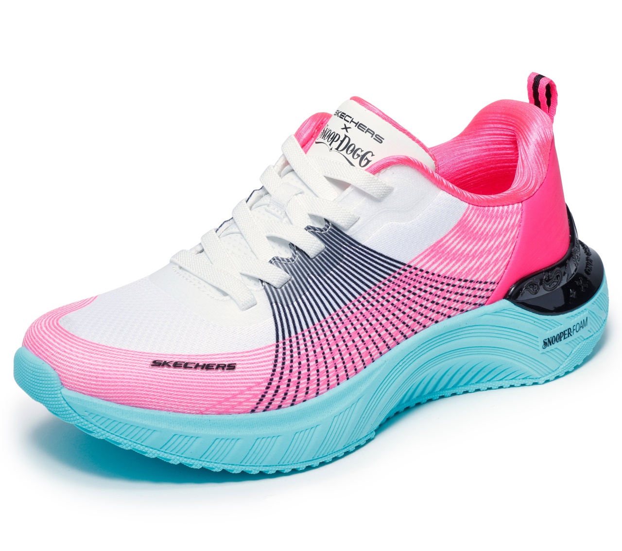 Pantofi dama sport Skechers®Sneakers Snoop Dogg: Snoop Ace - Cyber