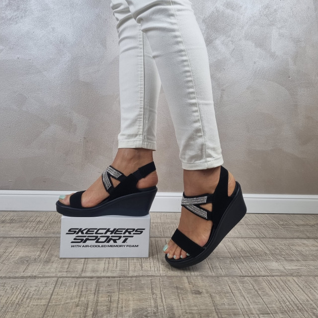 Sandale dama Skechers 33218 BBK