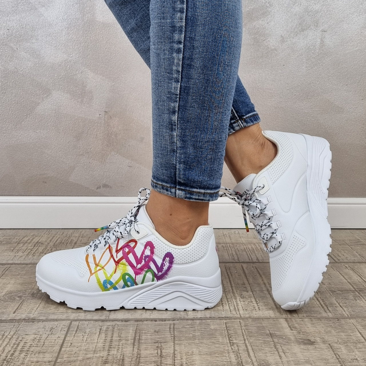 Pantofi dama sport Skechers® Uno Lite - Easy Zip 314061L WMLT