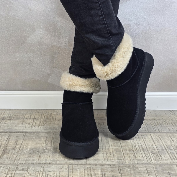 MANOS.RO Ghete dama piele naturala Water Repellent ANA VIOTTI GD2528 - Img 7