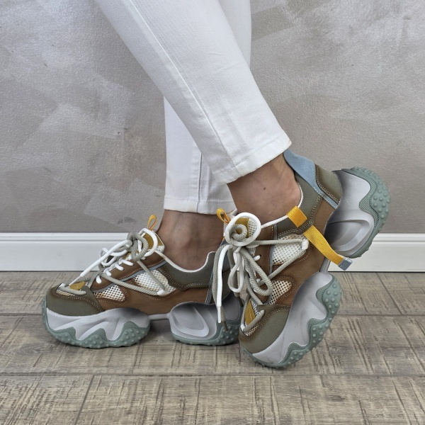 MANOS.RO Pantofi dama casual sport piele naturala FEEL PS750 - Img 5