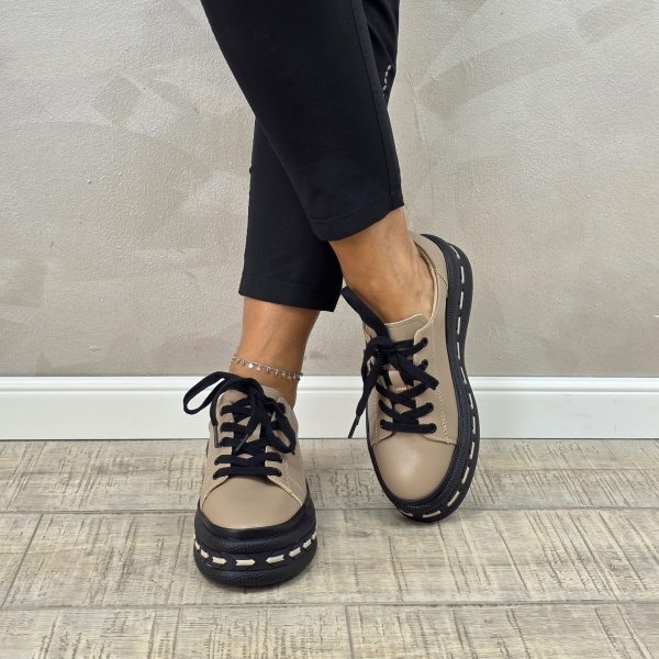 MANOS.RO Pantofi dama casual sport piele naturala Filippo PC2258 - Img 4