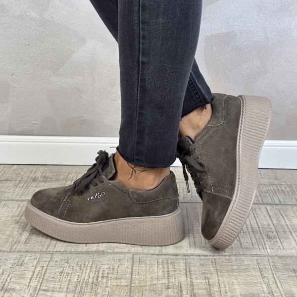 MANOS.RO Pantofi dama casual sport piele naturala FILIPPO PC2465 - Img 2