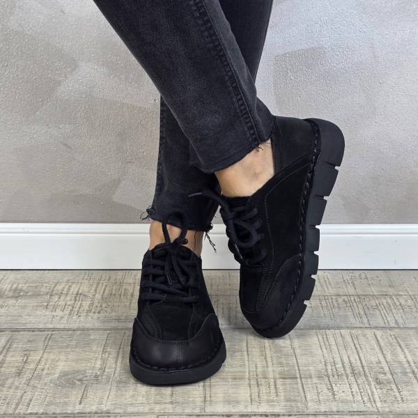 MANOS.RO Pantofi dama casual sport piele naturala FILIPPO PC2480 - Img 3