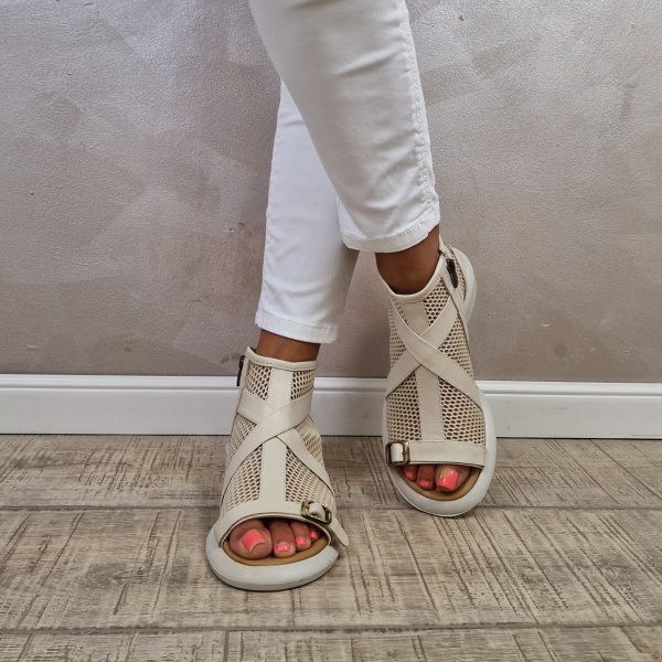 MANOS.RO Sandale Fashion dama piele naturala SF2046 - Img 2