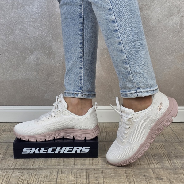 Pantofi dama sport Skechers® Bobs B Lite 117700 WPK - Img 9