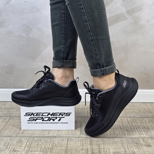 Pantofi dama sport Skechers® Bobs Squad Chaos 117730 BBK - Img 5