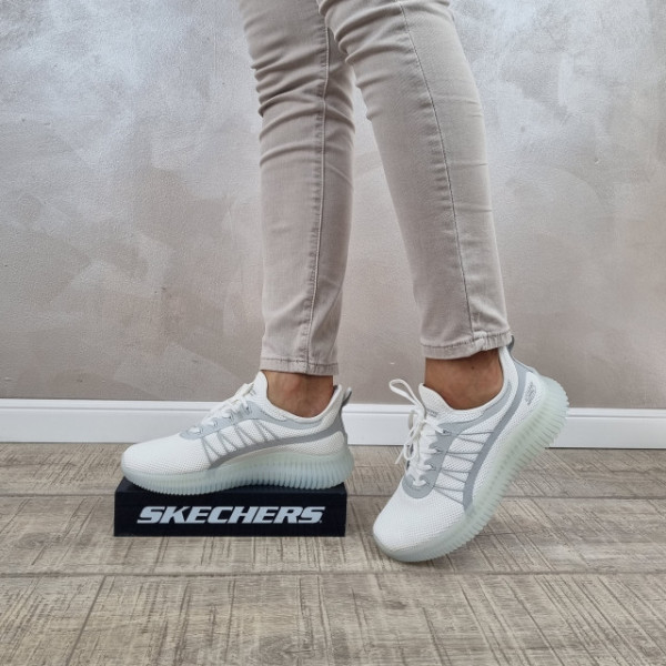 Pantofi dama sport Skechers BOBS SPORT GEO 117419 WHT - Img 3