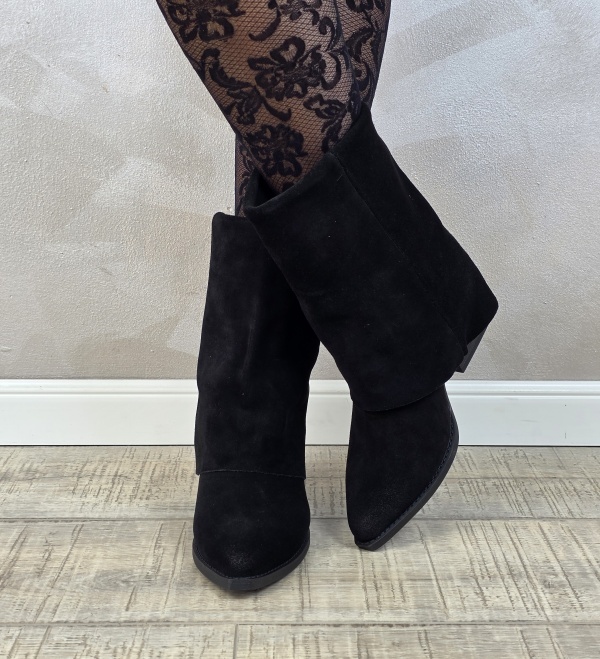 Botine/Ghete dama piele naturala MANOS.RO BT339 - Img 2