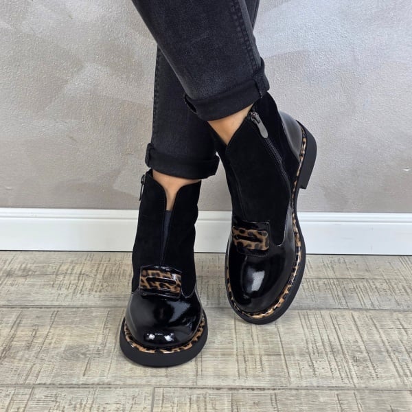 MANOS.RO Ghete dama casual piele naturala Filippo GD2650 - Img 2