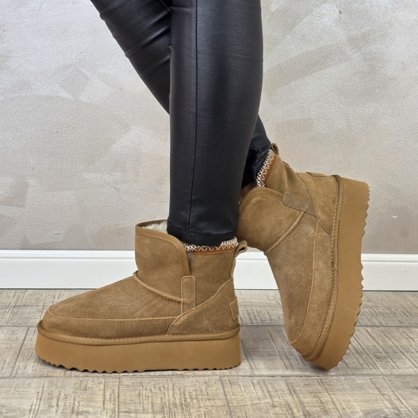 MANOS.RO Ghete dama piele naturala Water Repellent ANA VIOTTI GD2352 - Img 4