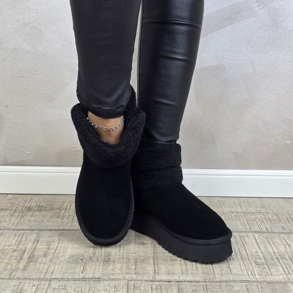 MANOS.RO Ghete dama piele naturala Water Repellent ANA VIOTTI GD2527 - Img 4