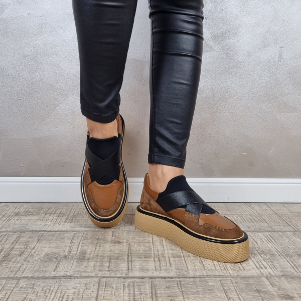 MANOS.RO Pantofi casual dama piele naturala PC1682 - Img 2