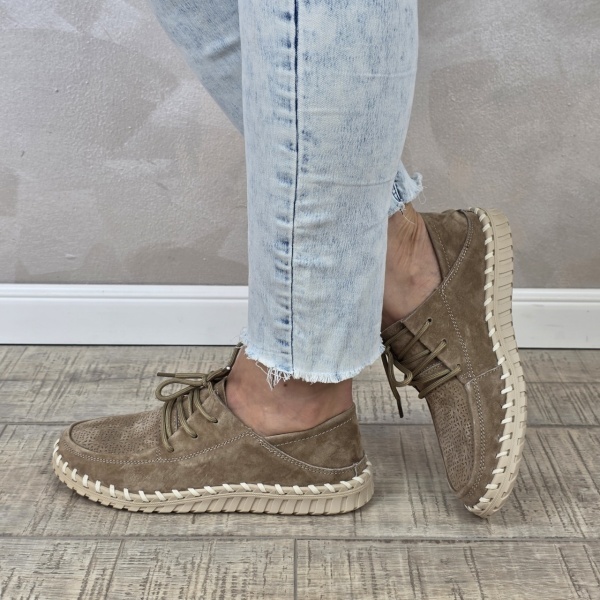 MANOS.RO Pantofi dama casual sport piele naturala FILIPPO PC2393 - Img 3