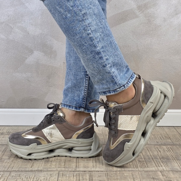 MANOS.RO Pantofi dama casual sport piele naturala FILIPPO PS735 - Img 4