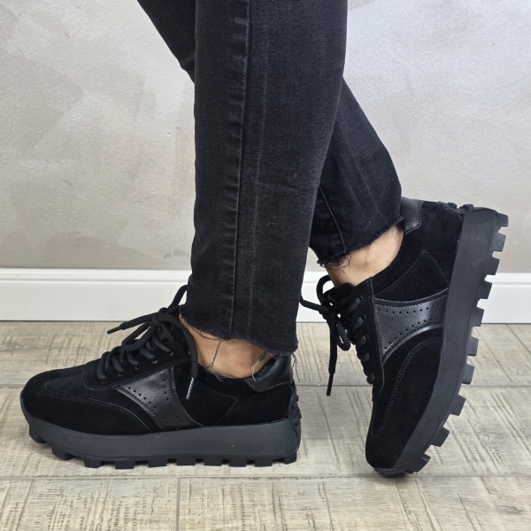 MANOS.RO Pantofi dama casual sport piele naturala FILIPPO PS848 - Img 2