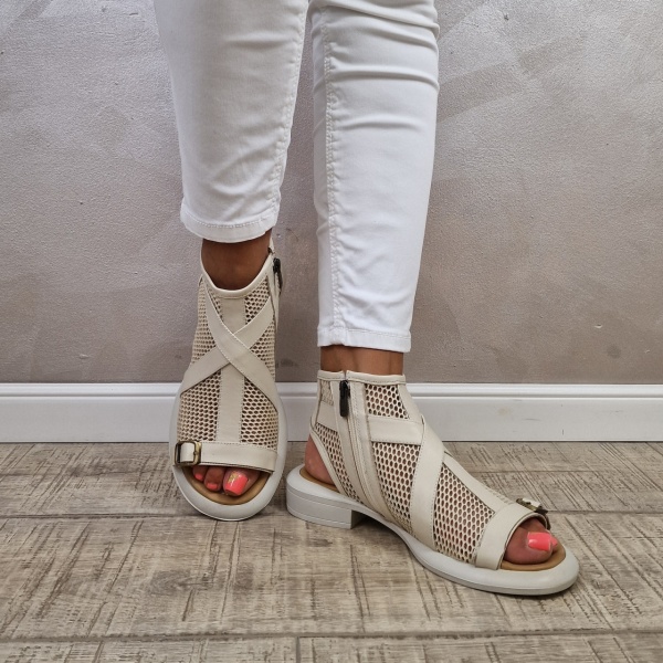 MANOS.RO Sandale Fashion dama piele naturala SF2046 - Img 3