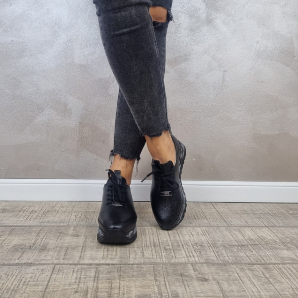 Pantofi casual dama piele naturala MANOS.RO PC1570 - Img 2