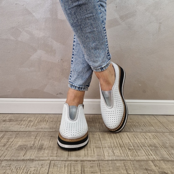 Pantofi casual/sport dama MANOS.RO piele naturala PC2210 - Img 2