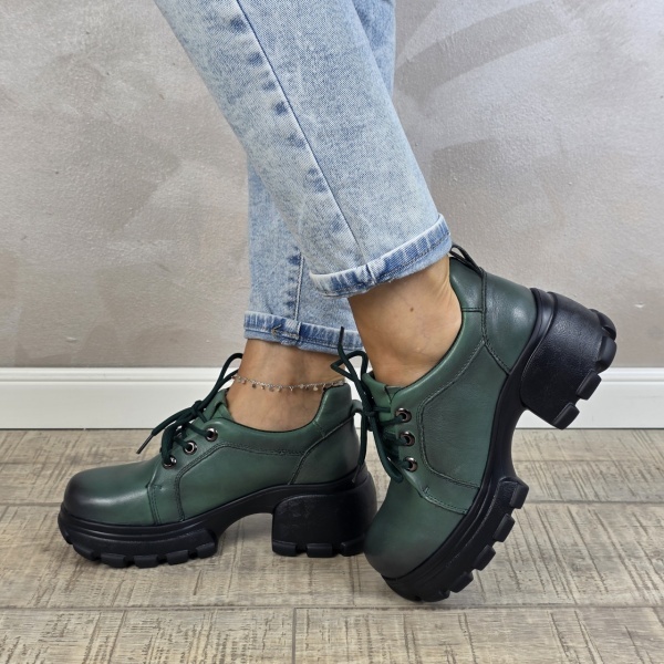 Pantofi dama casual FORMAZIONE piele naturala PC2447 - Img 3