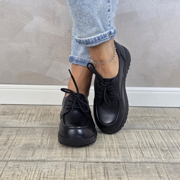 Pantofi dama casual FORMAZIONE piele naturala PC2452 - Img 4