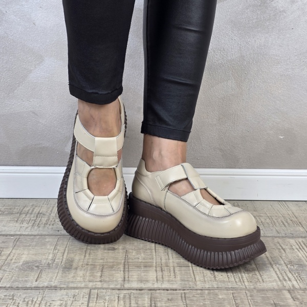 Pantofi dama casual Franco piele naturala PV2164 - Img 3