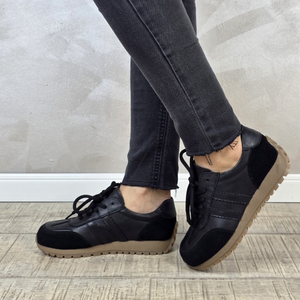 Pantofi dama sport FORMAZIONE piele naturala PS619 - Img 4