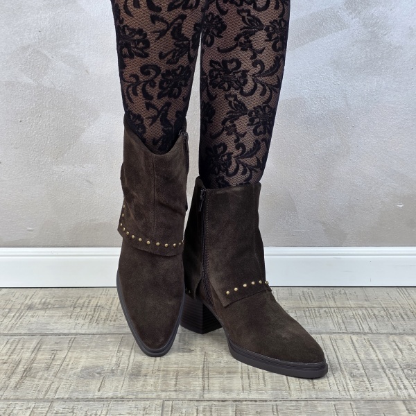 Botine/Ghete dama piele naturala MANOS.RO BT358 - Img 3