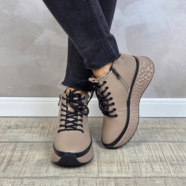 MANOS.RO Ghete dama casual sport piele naturala Filippo GD2632 - Img 2