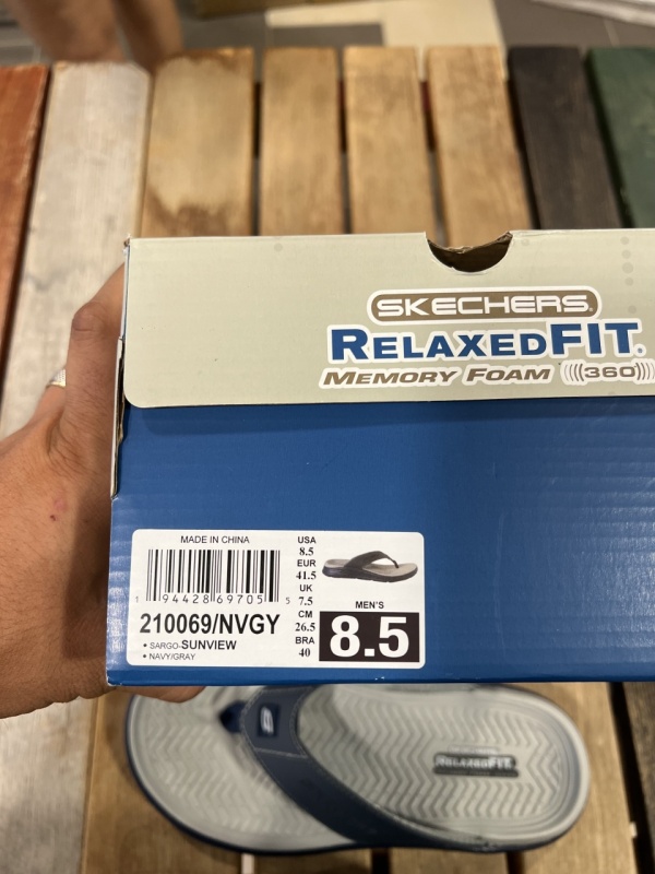 MANOS.RO Pantofi barbati SLIPS-INS Skechers 210069 NVGY - Img 4
