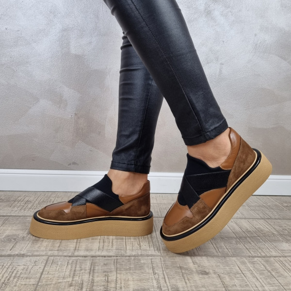 MANOS.RO Pantofi casual dama piele naturala PC1682 - Img 3