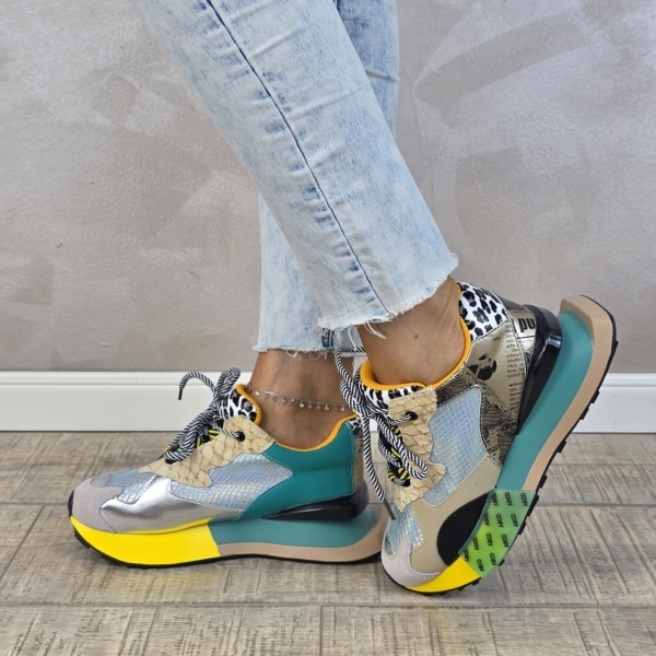 MANOS.RO Pantofi dama casual sport piele naturala FEEL PS801 - Img 3