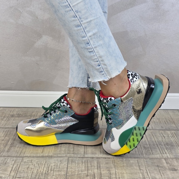 MANOS.RO Pantofi dama casual sport piele naturala FEEL PS802 - Img 5
