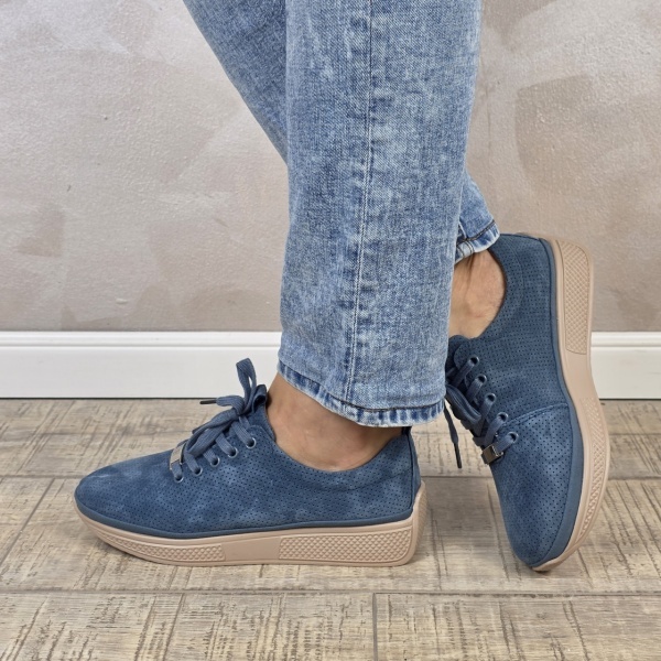 MANOS.RO Pantofi dama casual sport piele naturala FILIPPO PC2429 - Img 4