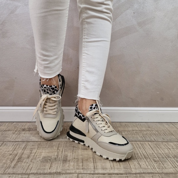 Pantofi casual/sport dama MANOS.RO piele naturala PS487 - Img 2