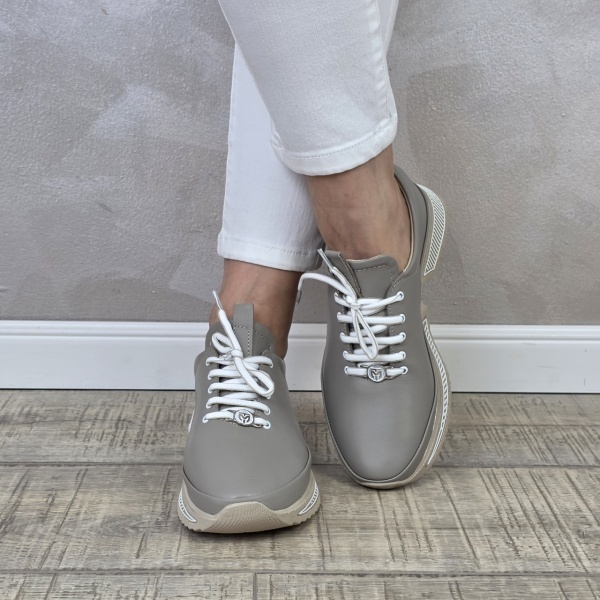 Pantofi casual/sport dama MANOS.RO piele naturala PS700 - Img 3