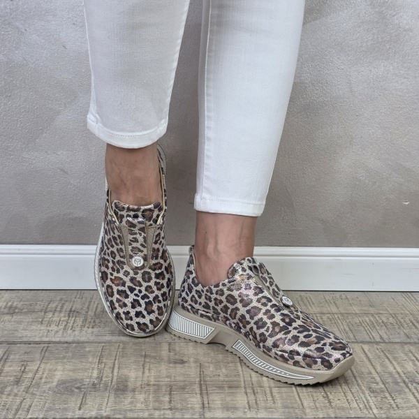 Pantofi casual/sport dama MANOS.RO piele naturala PS701 - Img 3