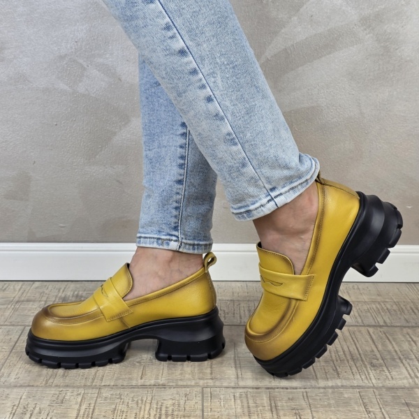 Pantofi dama casual FORMAZIONE piele naturala PC2346 - Img 3