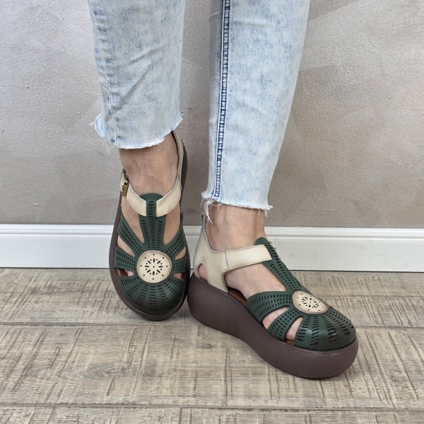 Pantofi dama casual Franco piele naturala PV2158 - Img 2
