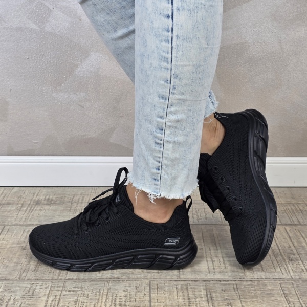 Pantofi dama sport Skechers® Bobs B Flex W 117591 BBK - Img 6