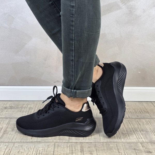 Pantofi dama sport Skechers® Bobs Squad Chaos 117679 BBK - Img 3