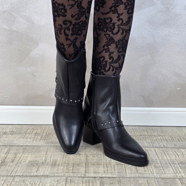 Botine/Ghete dama piele naturala ANNA VIOTTI BT356 - Img 4