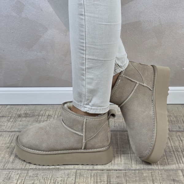 MANOS.RO Ghete dama piele naturala Water Repellent ANA VIOTTI GD2438 - Img 4