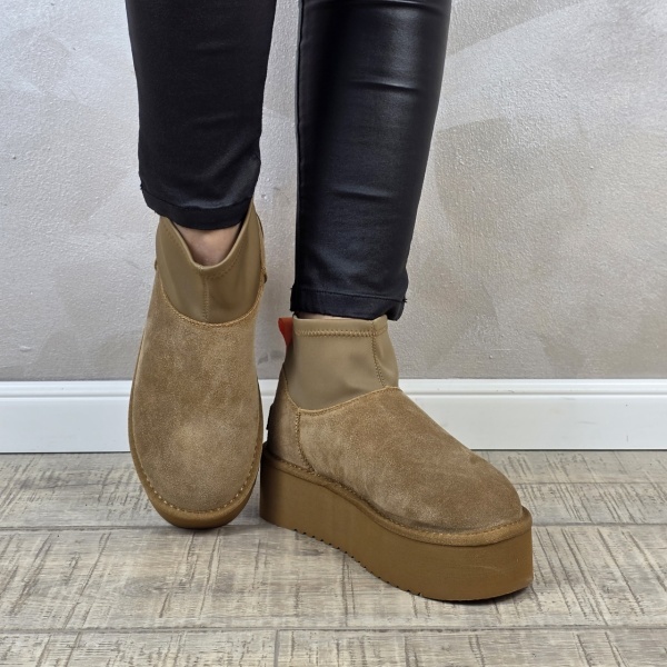 MANOS.RO Ghete dama piele naturala Water Repellent ANA VIOTTI GD2461 - Img 6