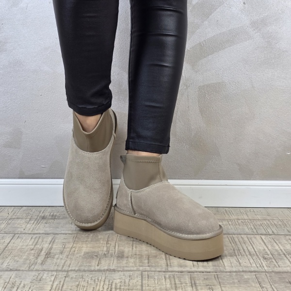 MANOS.RO Ghete dama piele naturala Water Repellent ANA VIOTTI GD2462 - Img 3