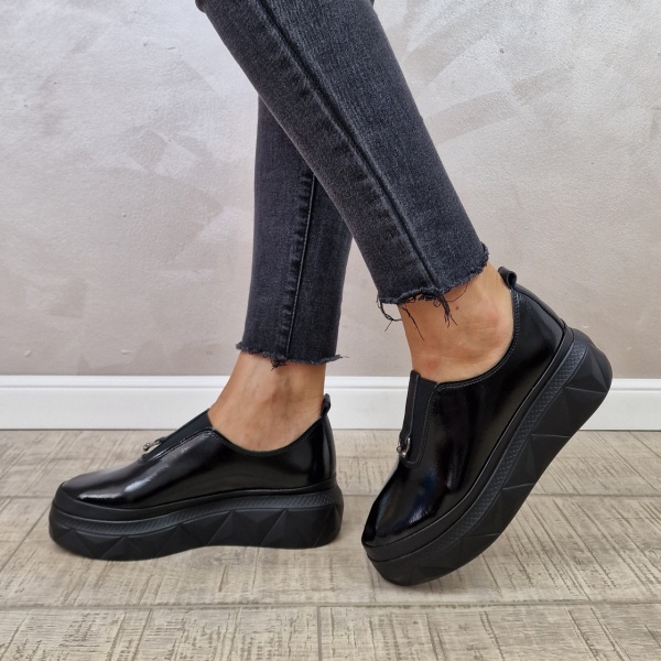 MANOS.RO Pantofi casual dama piele naturala PC1954 - Img 3