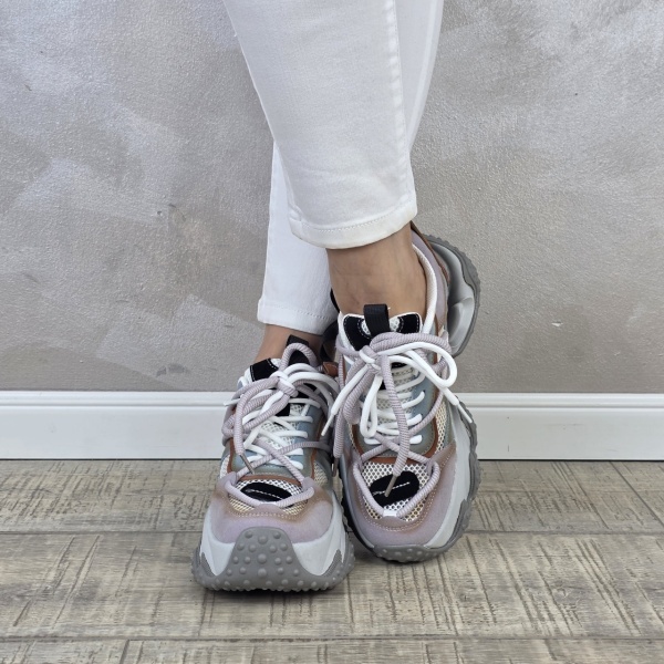 MANOS.RO Pantofi dama casual sport piele naturala FEEL PS749 - Img 3