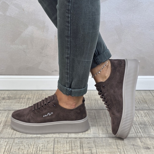 MANOS.RO Pantofi dama casual sport piele naturala FILIPPO PC2459 - Img 3